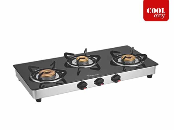 PUREFLAMES GAS STOVE-  CAMRY 3B RDT BLACK